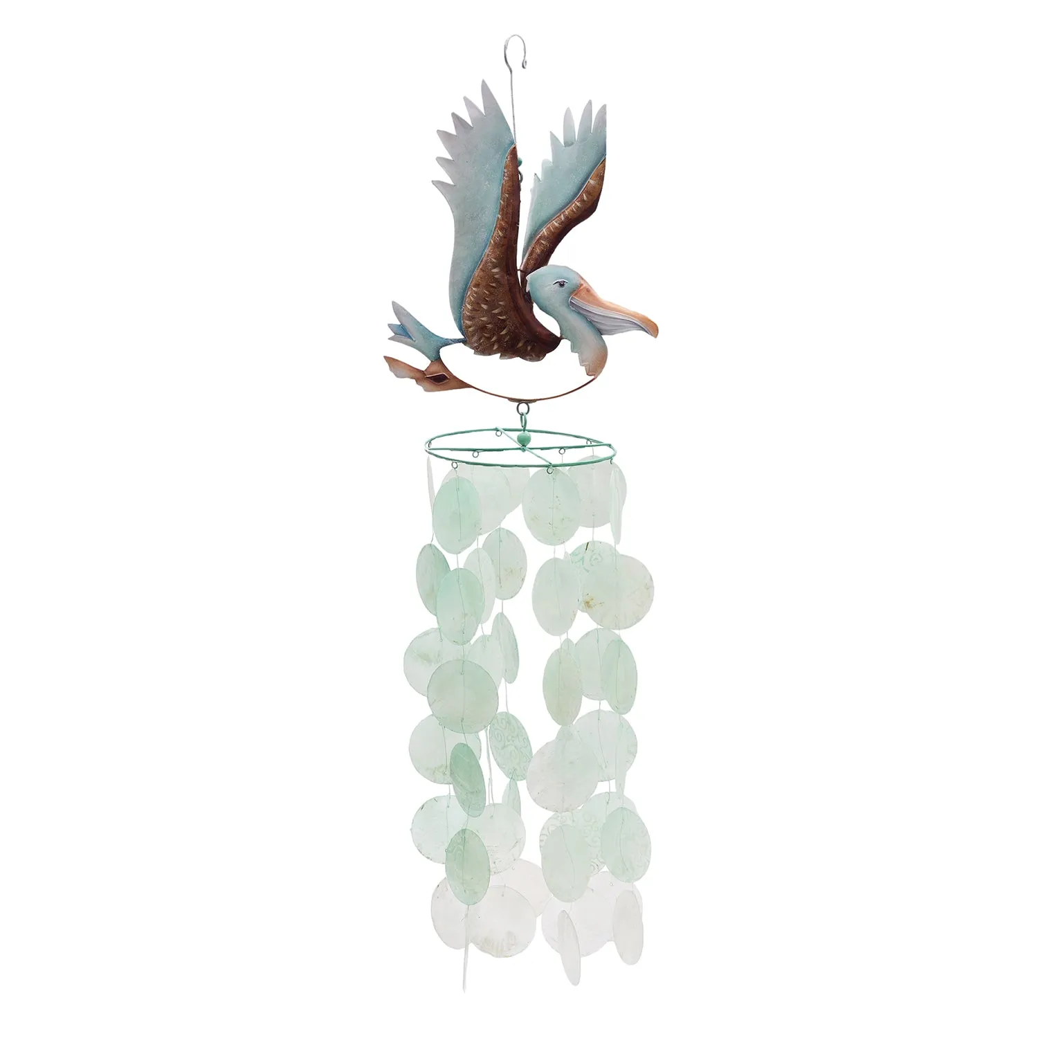 Stork Capiz Chime