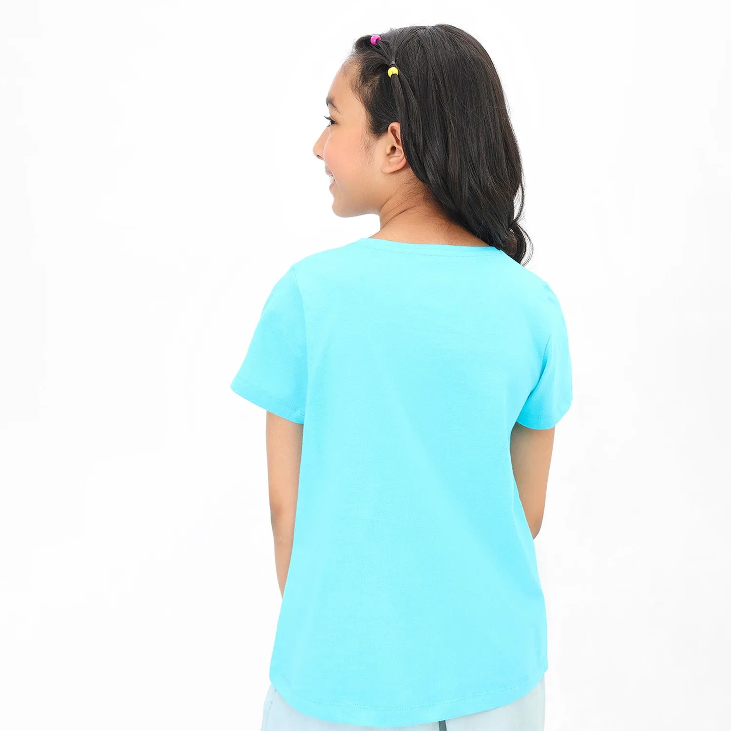 Stylish Blue Girls Tshirt