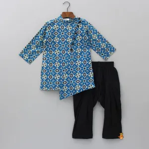 Stylish Printed Kurta And Salwar