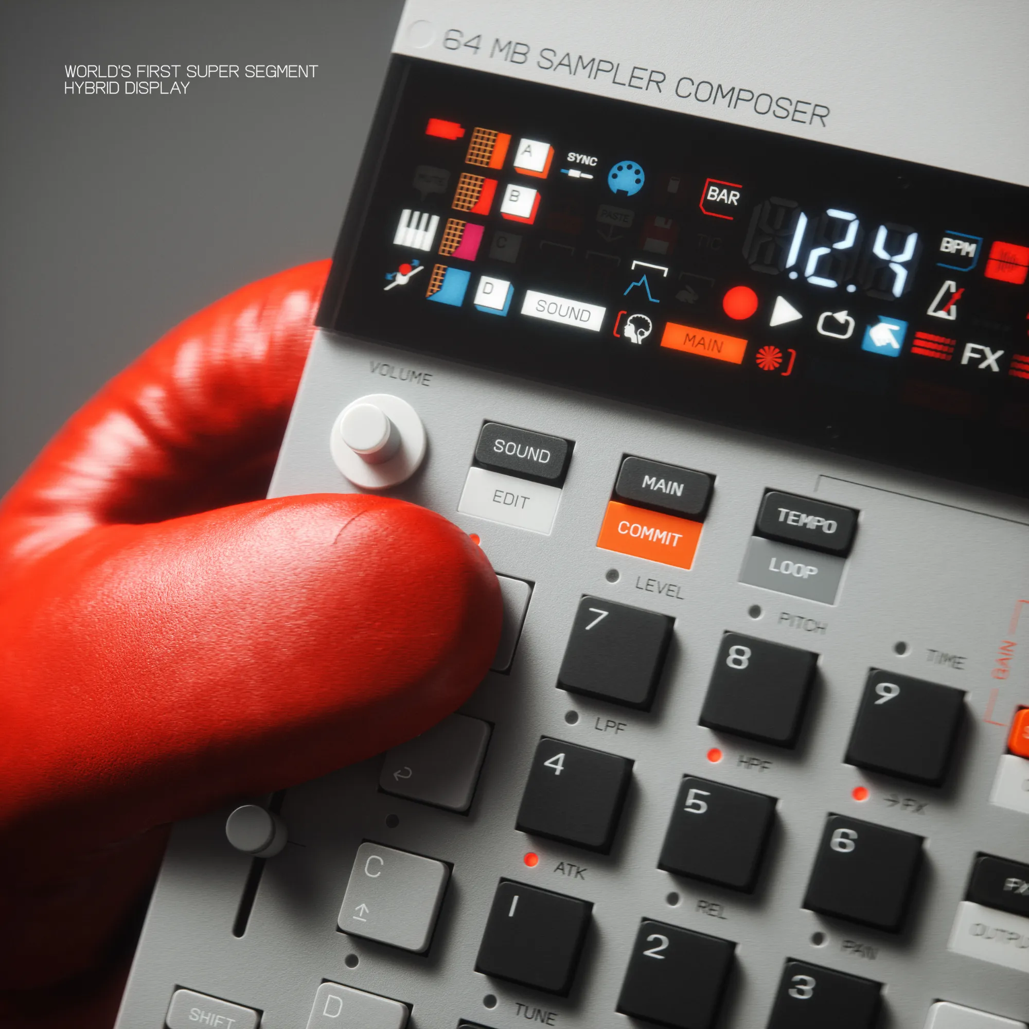 Teenage Engineering EP–133 K.O. II 64 MB Sampler Composer