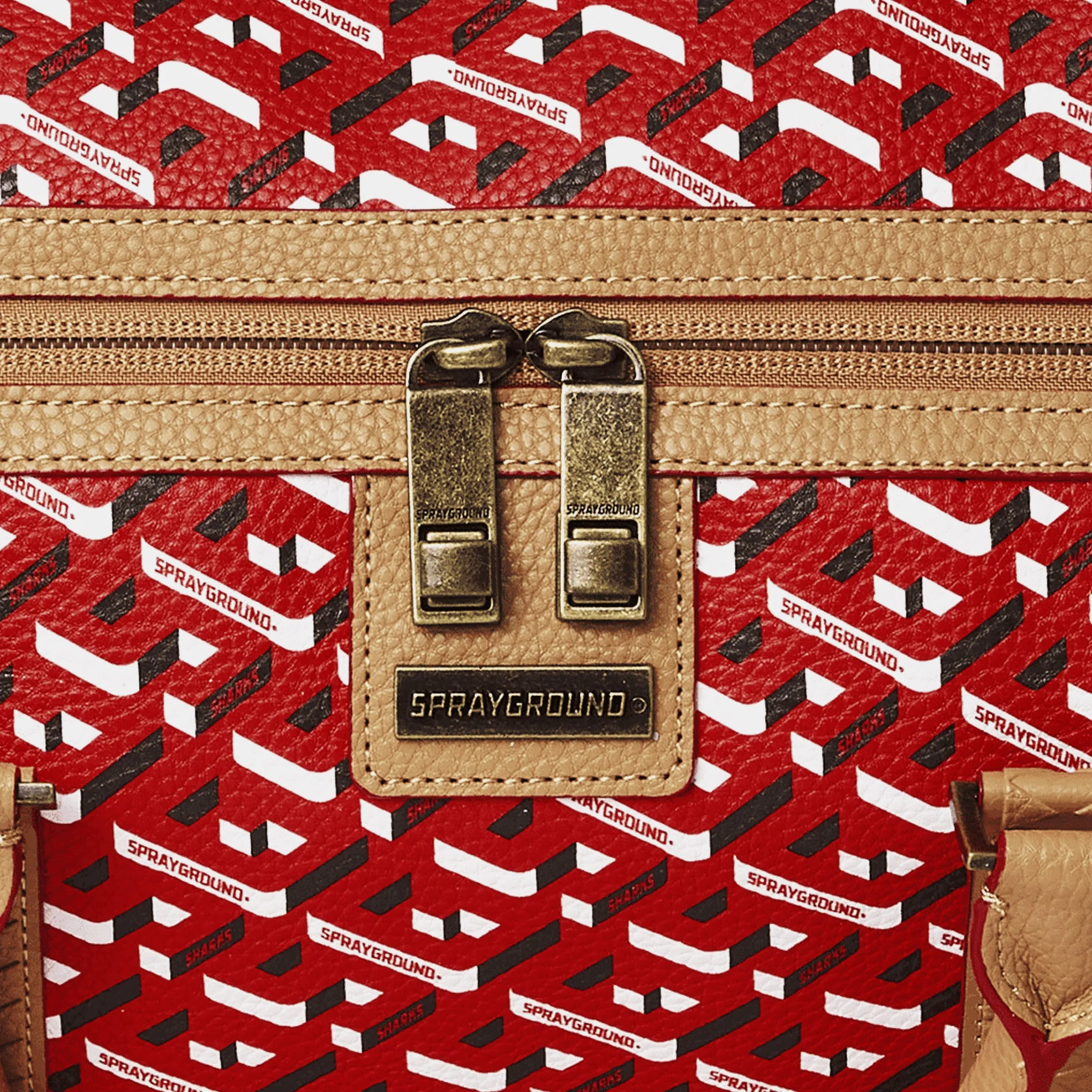 The 3DSG Concorde Mens Duffle Bag (Red)
