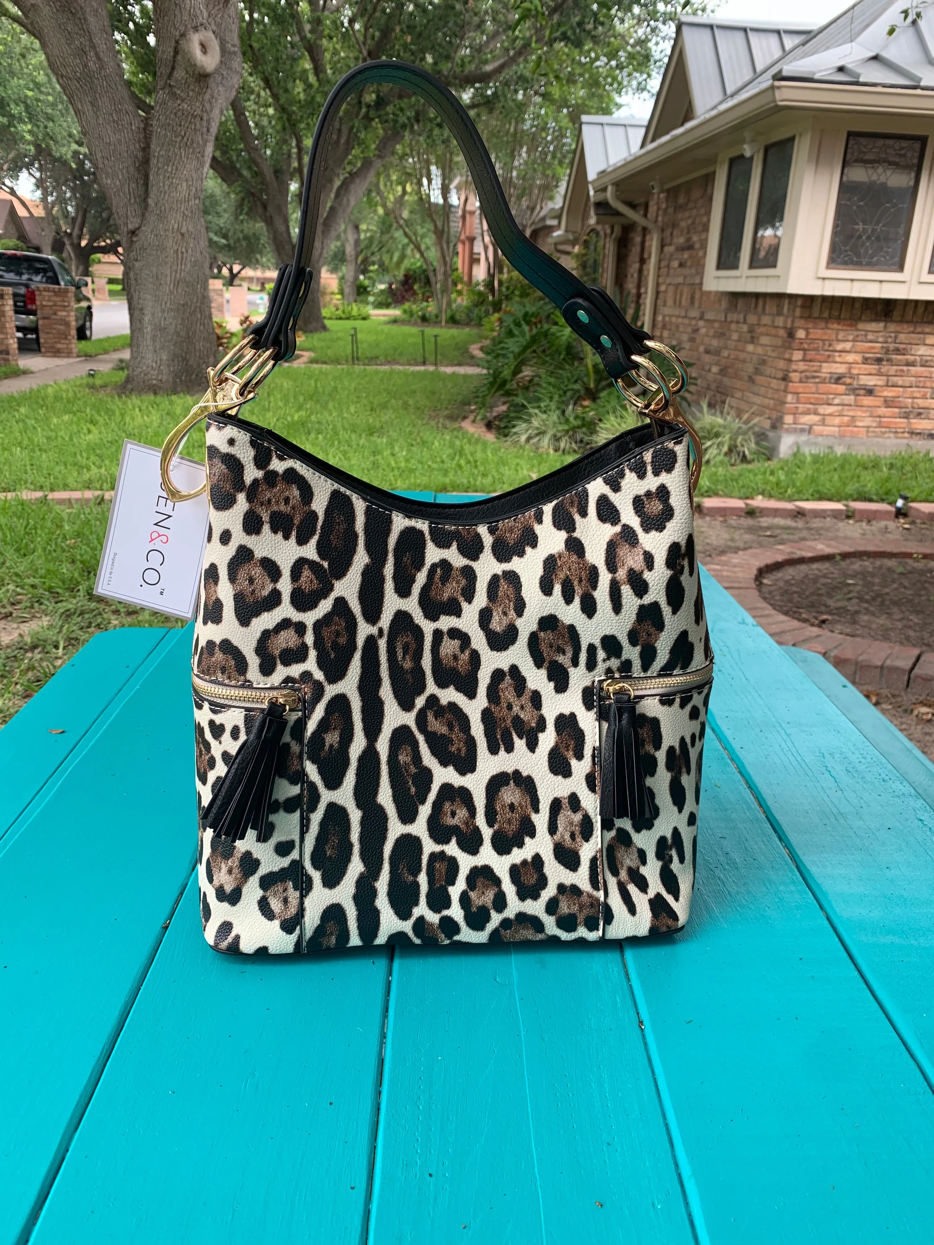 This Leopard Hobo Shoulder/Crossbody Bag