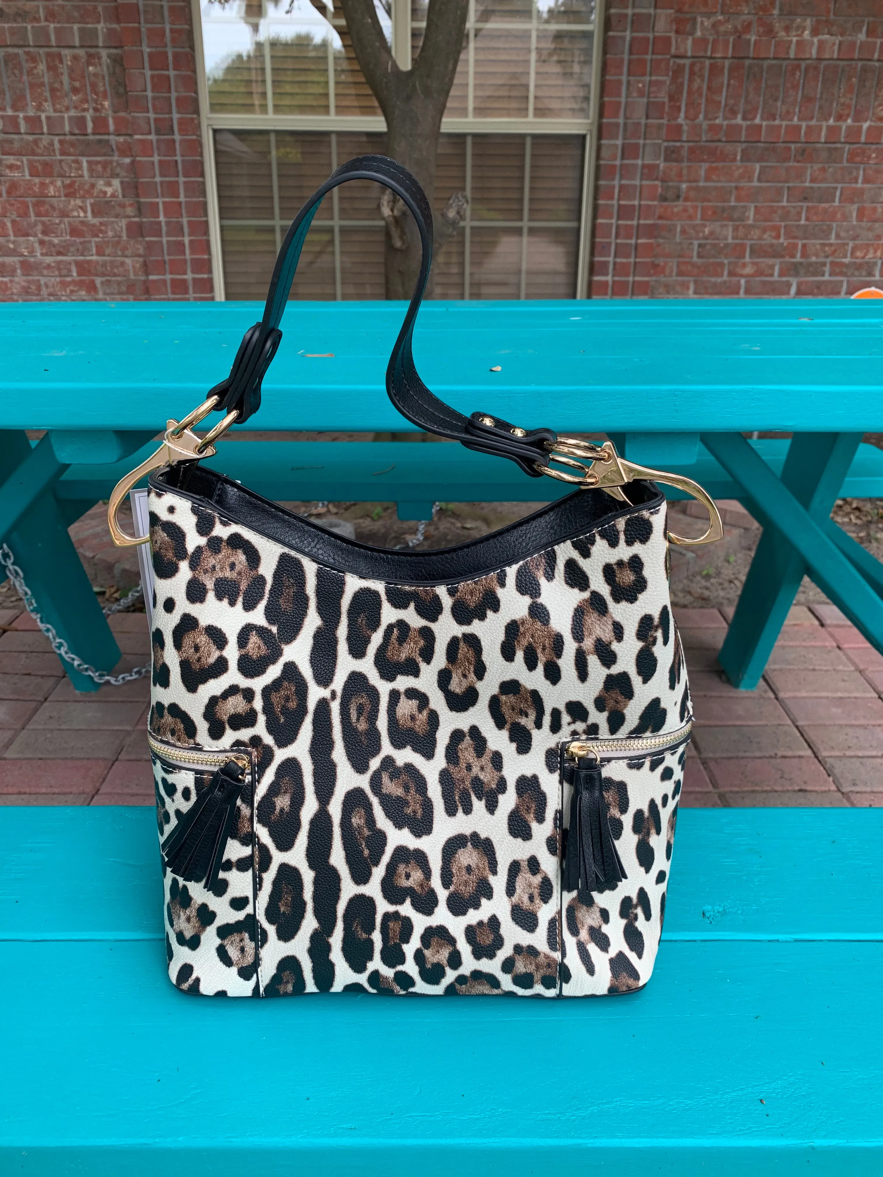 This Leopard Hobo Shoulder/Crossbody Bag