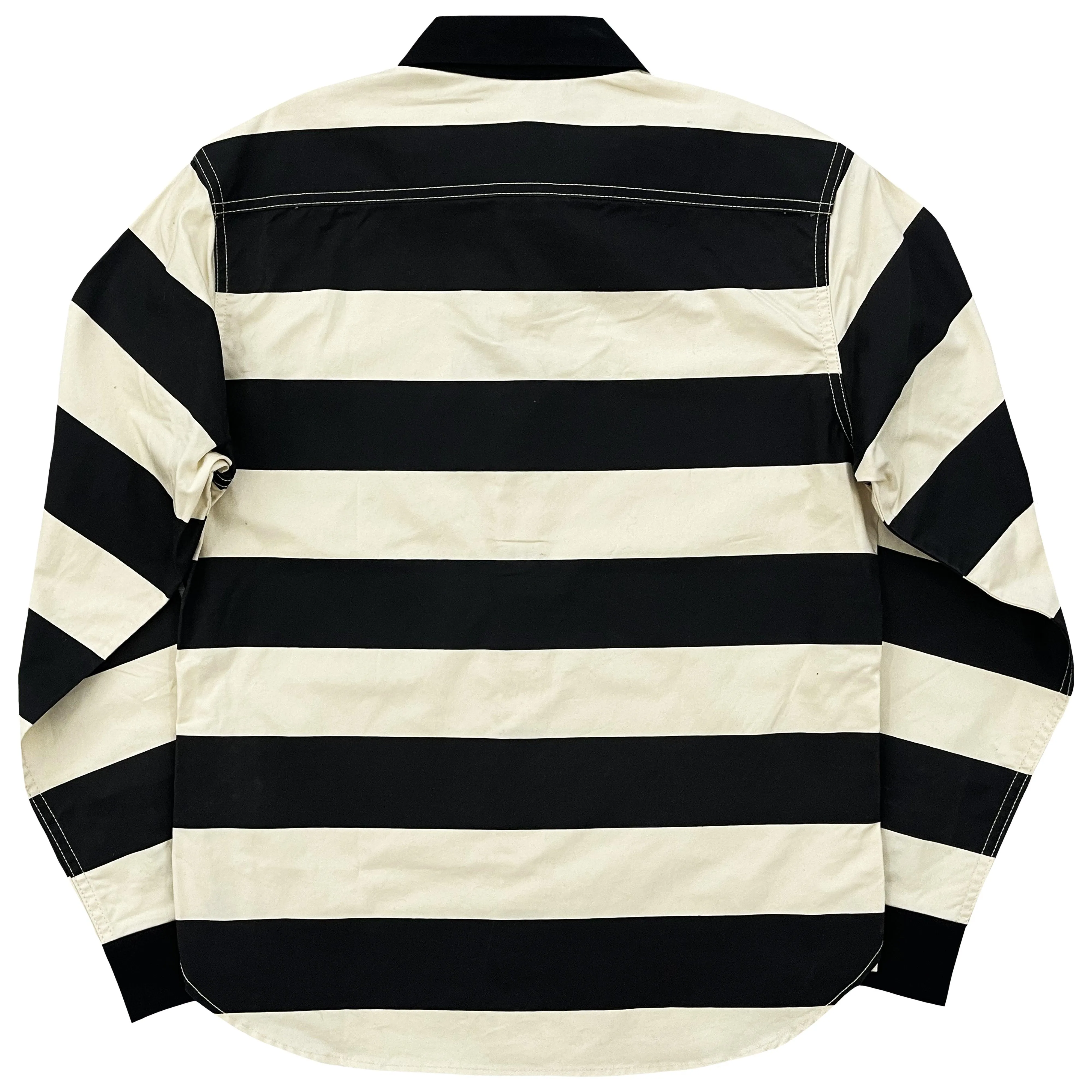 Vanson Leathers Striped Biker Shirt - S