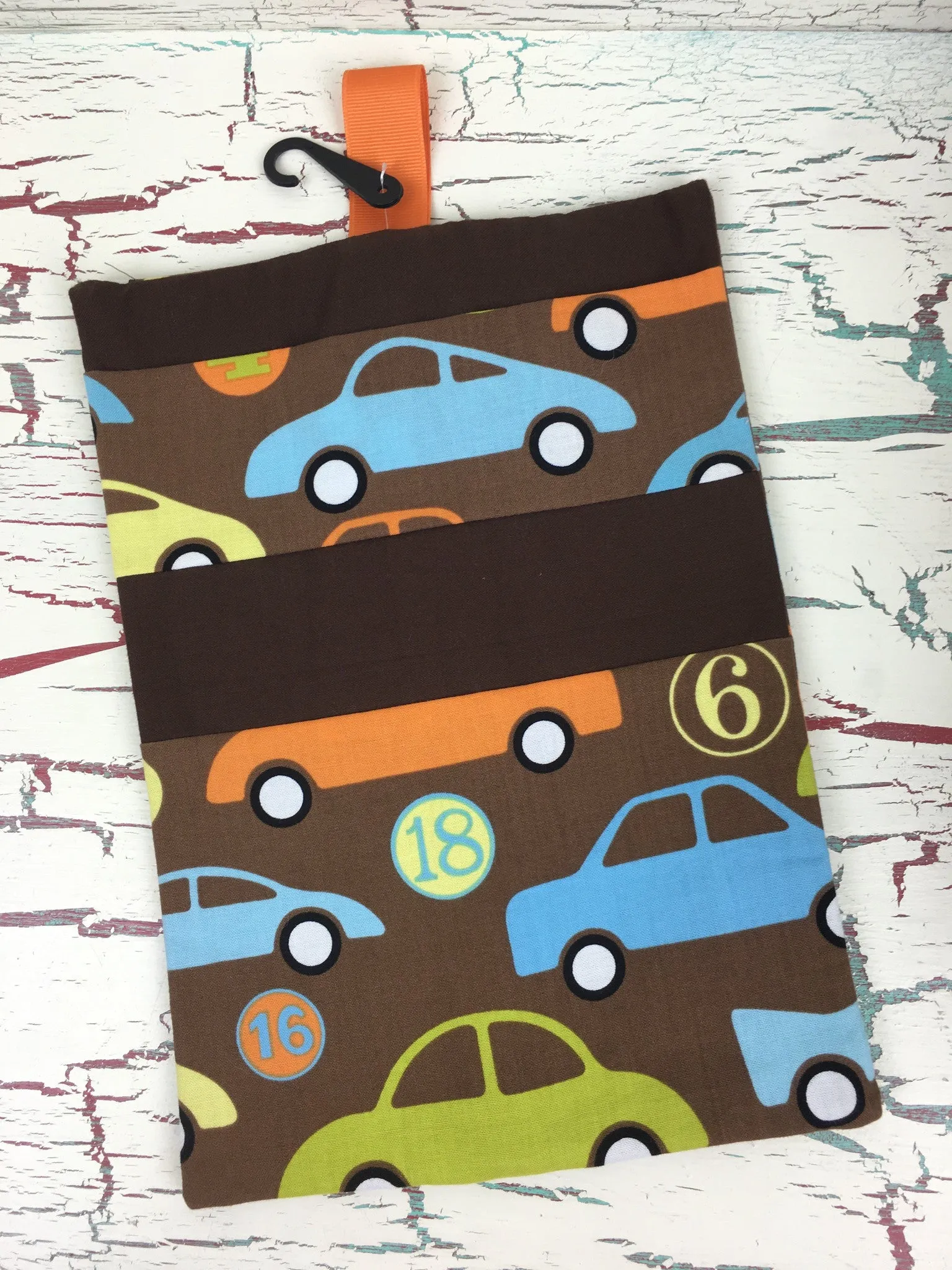 Vintage Cars Diaper/Wipee Case
