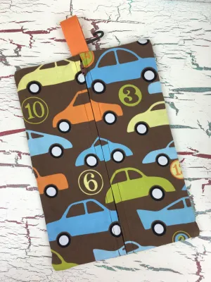Vintage Cars Diaper/Wipee Case