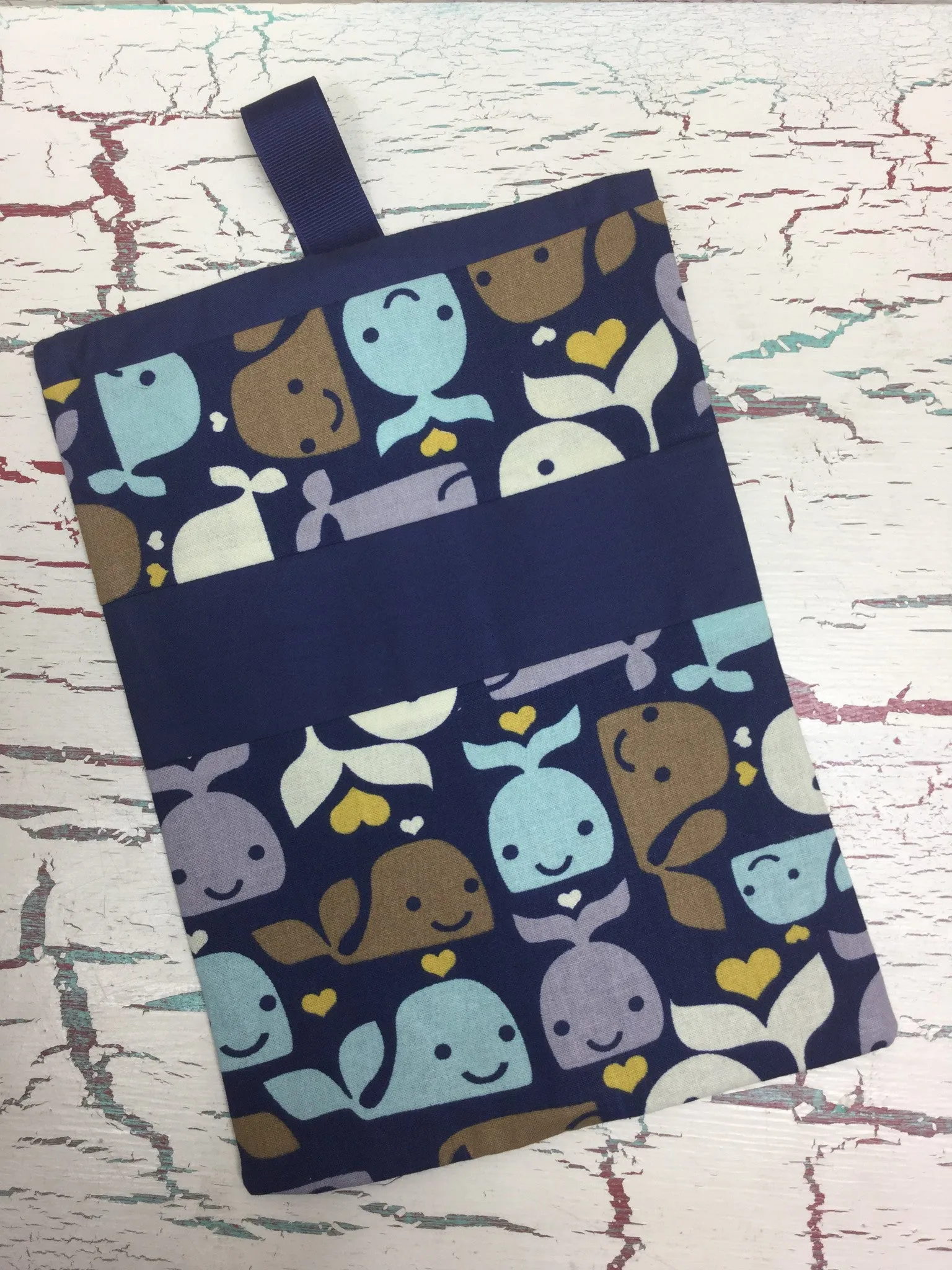Whales Diaper/Wipee Case