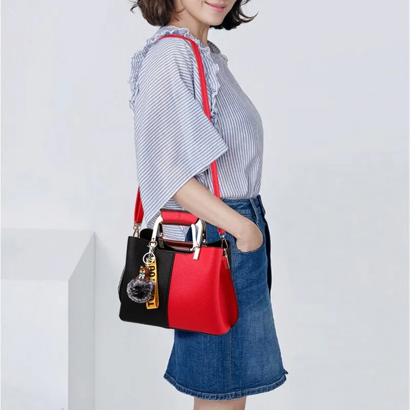 Women's Leather Shoulder Crossbody Handbag