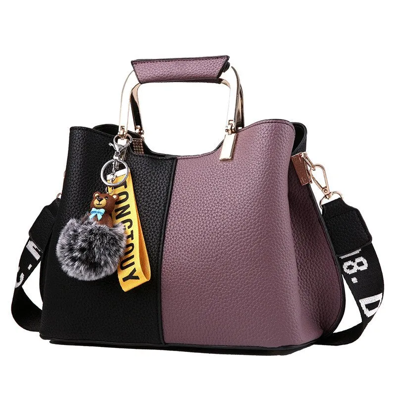 Women's Leather Shoulder Crossbody Handbag