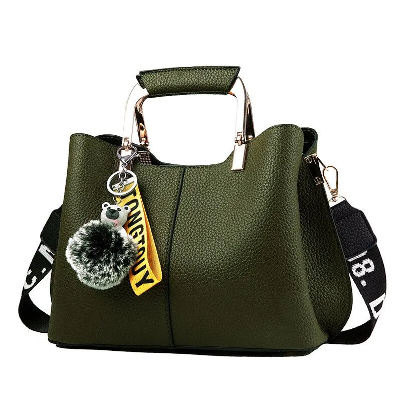 Women's Leather Shoulder Crossbody Handbag