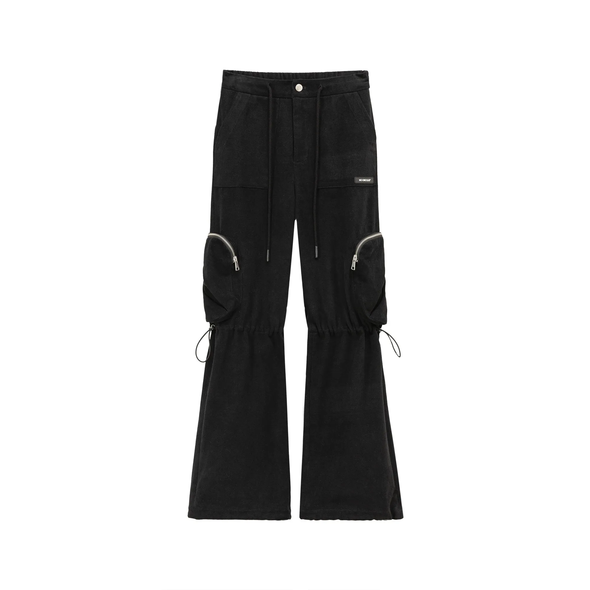 Zipper Pocket Casual Pants