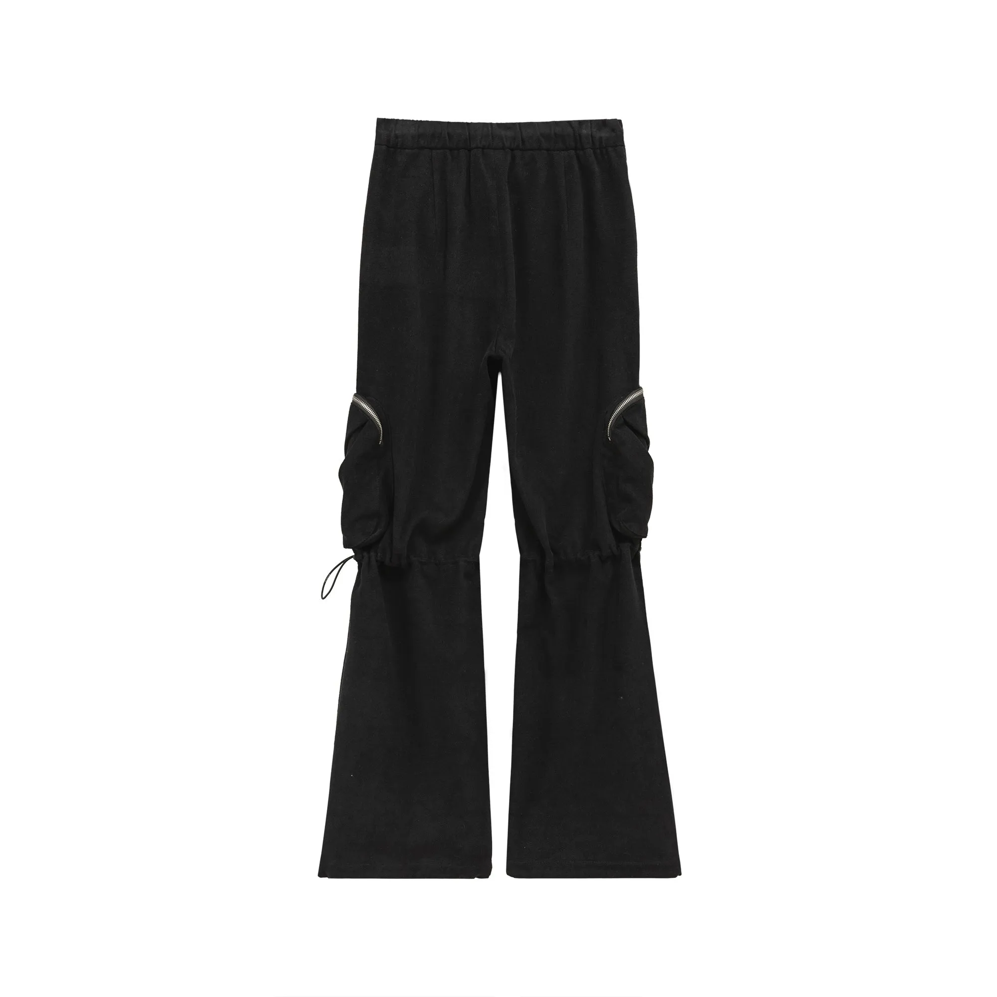 Zipper Pocket Casual Pants