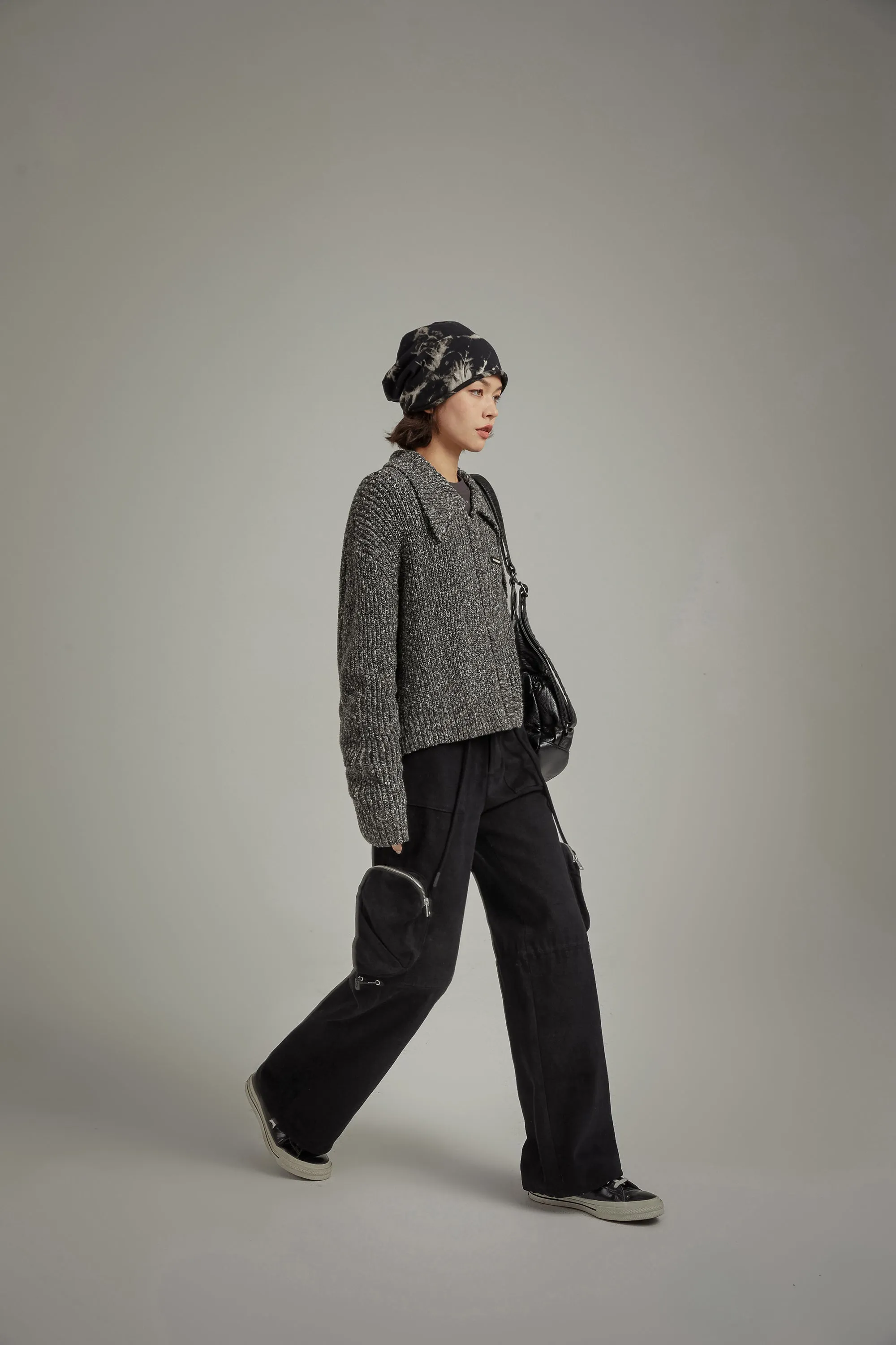 Zipper Pocket Casual Pants
