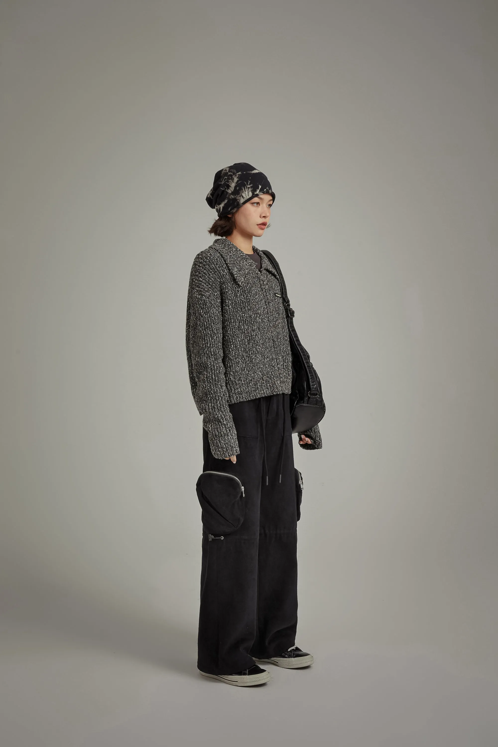 Zipper Pocket Casual Pants