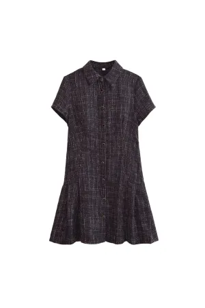 ‘Zoe’ Stylish Textured Mini Dress